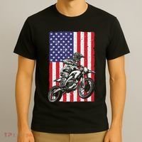 Cool Dirt Bike Art Dirt Bike Motocross Lovers T-Shirt thumb 3