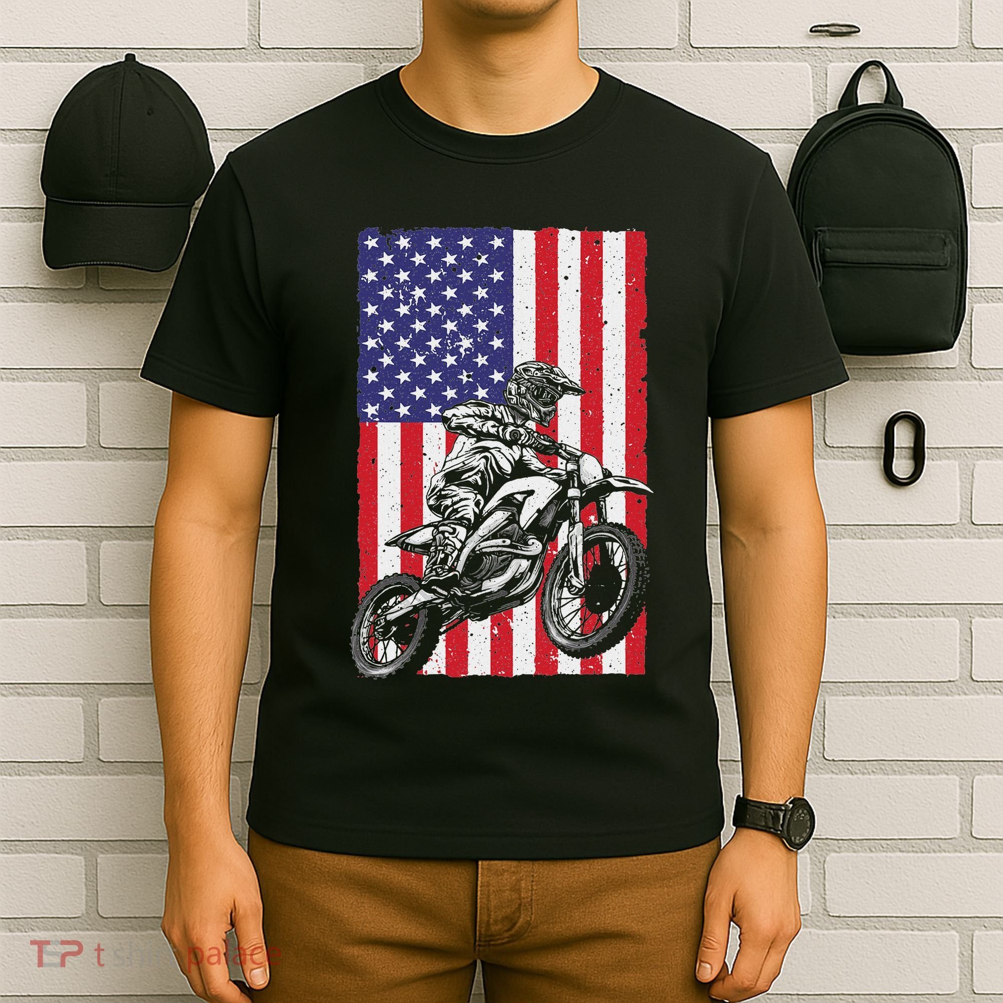 Cool Dirt Bike Art Dirt Bike Motocross Lovers T-Shirt