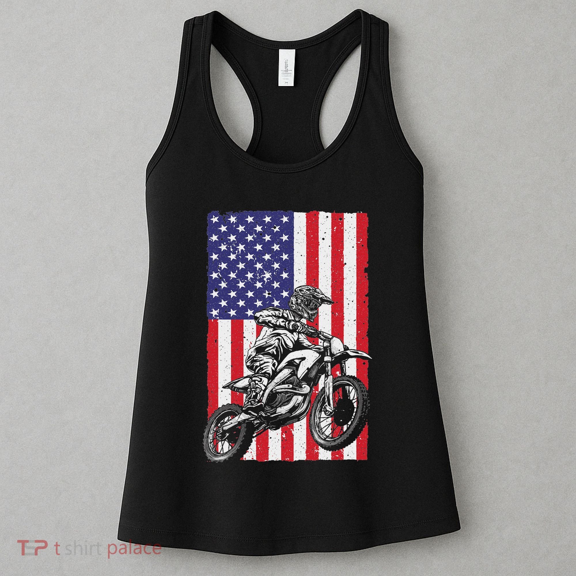 Cool Dirt Bike Art Dirt Bike Motocross Lovers Women's Tank Top