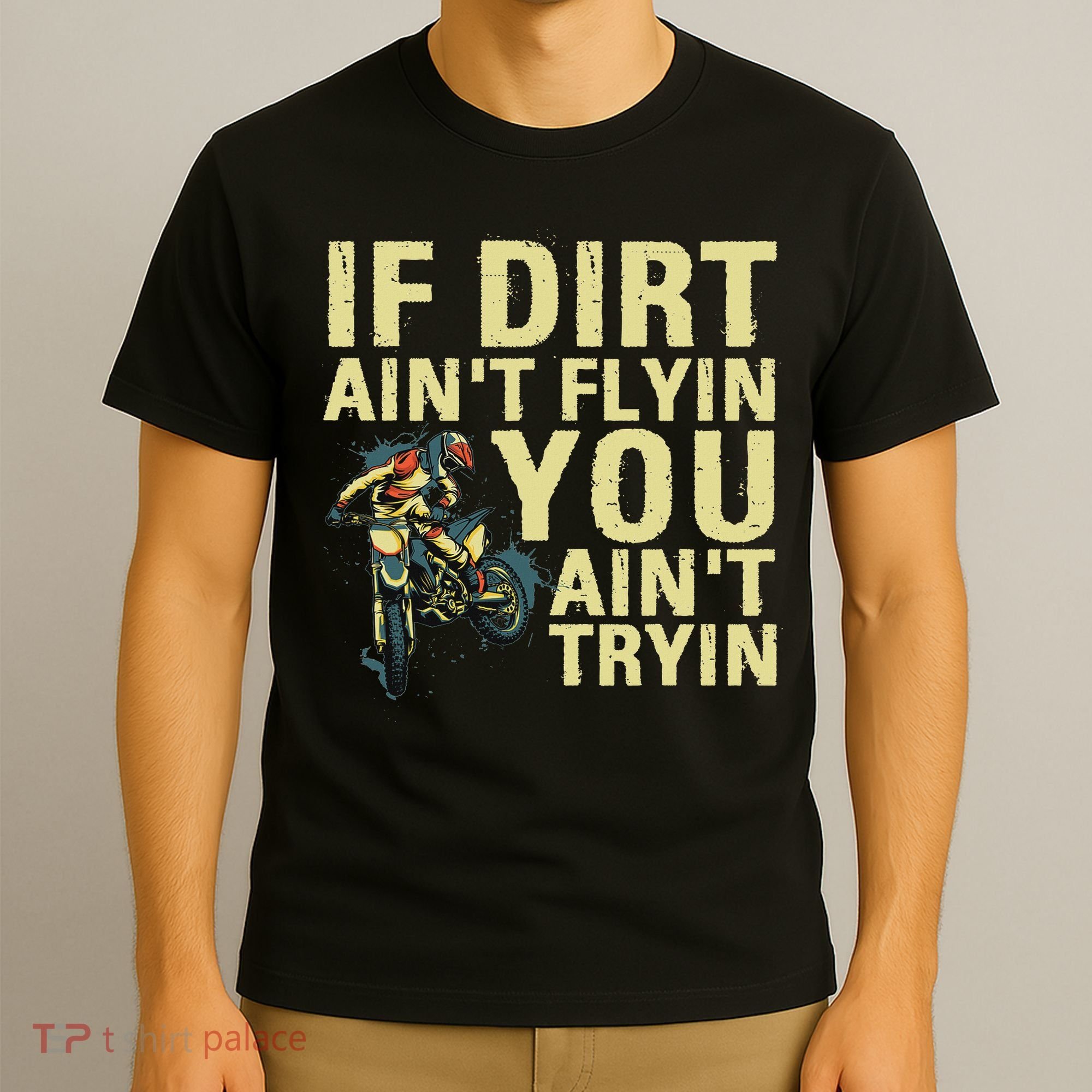 Cool Dirt Bike For Women Motocross Racing Enduro Biker T-Shirt