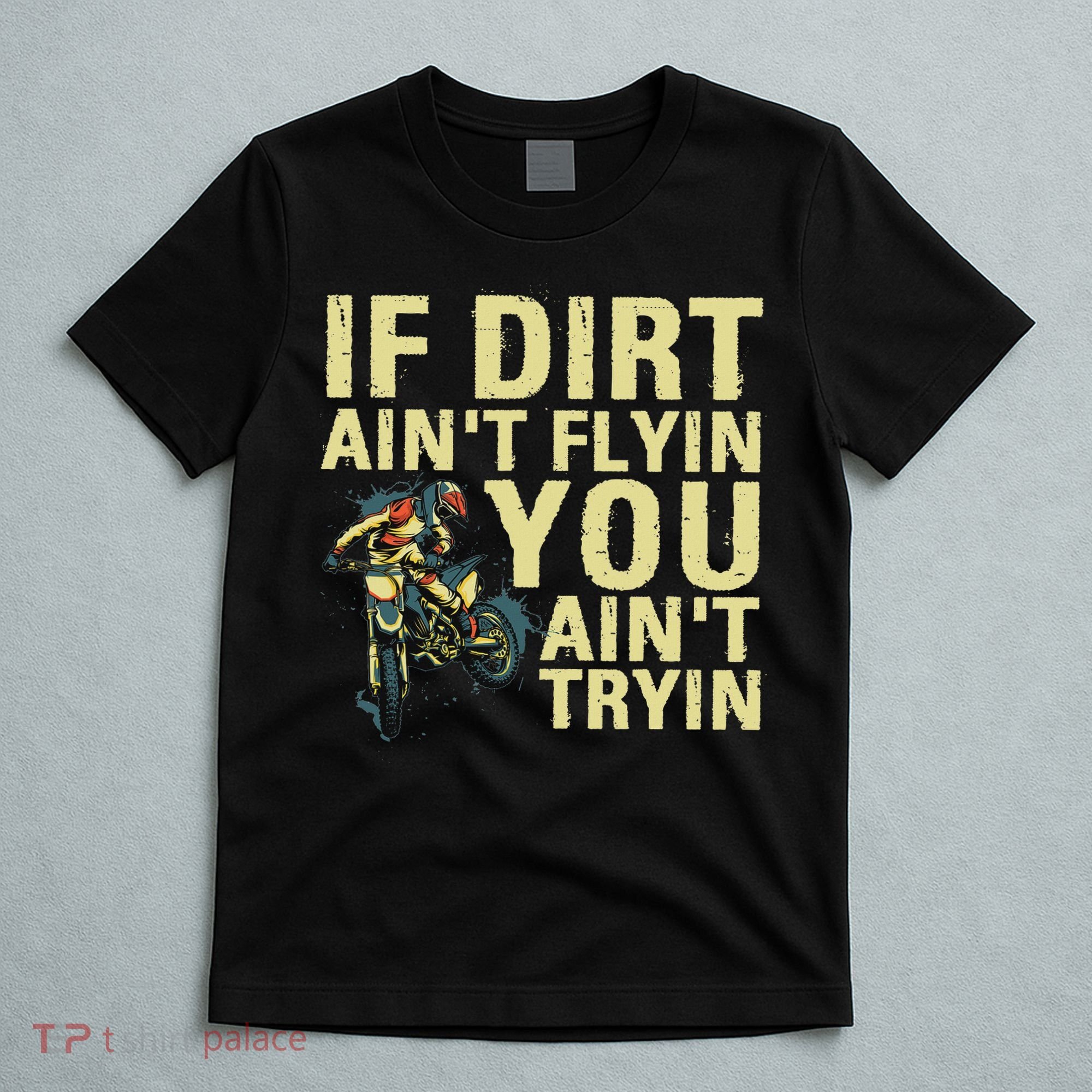 Cool Dirt Bike For Women Motocross Racing Enduro Biker T-Shirt