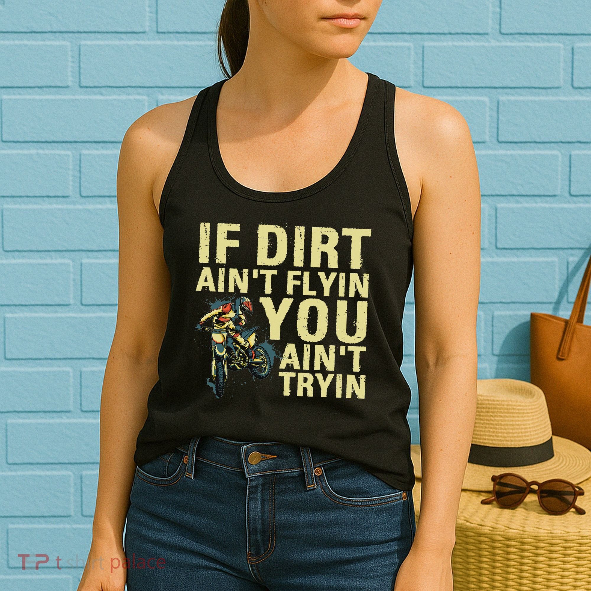 Cool Dirt Bike For Women Motocross Racing Enduro Biker Women's Tank Top