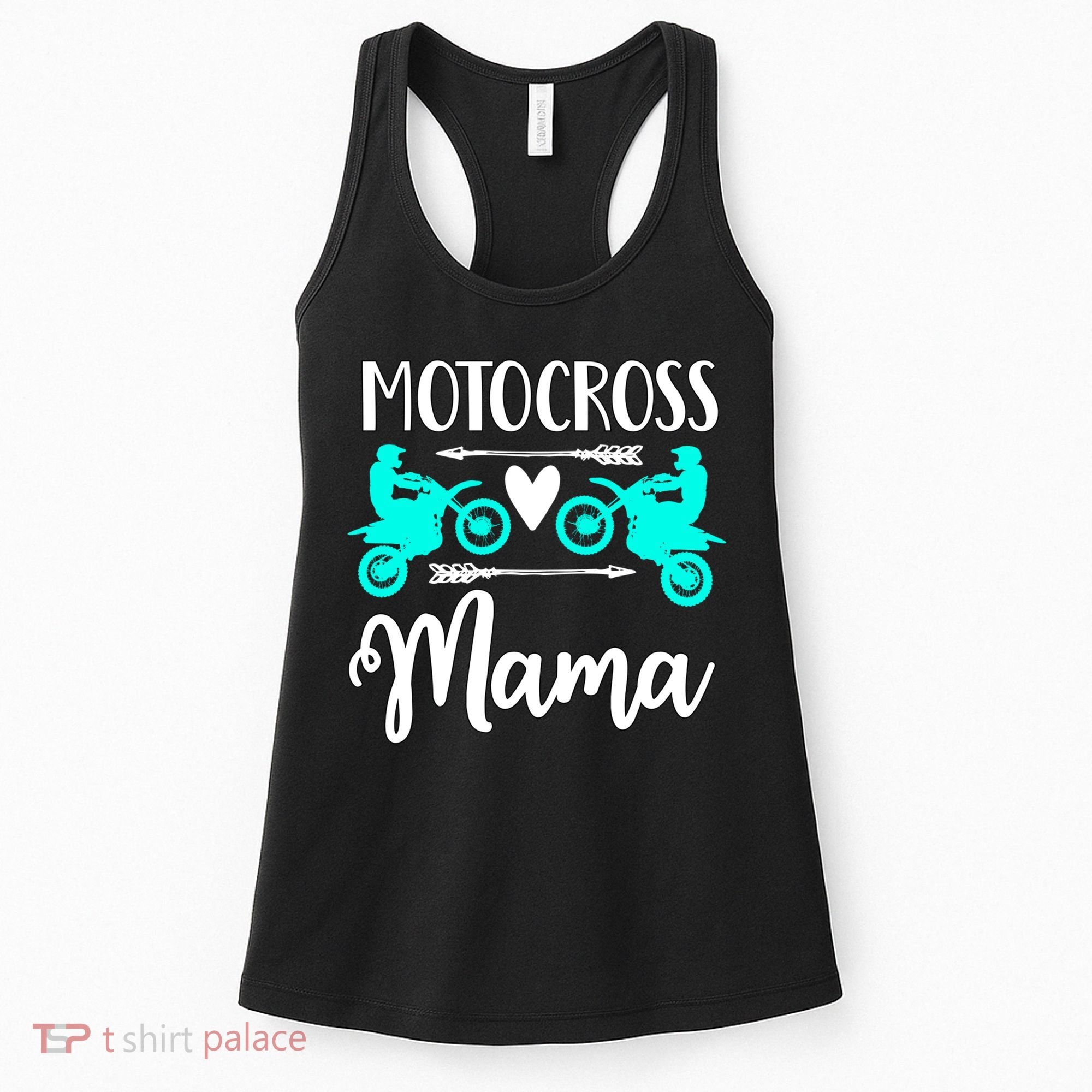 Cute Dirt Bike Motocross Mother Racing Moto Mom Gift Women's Tank Top