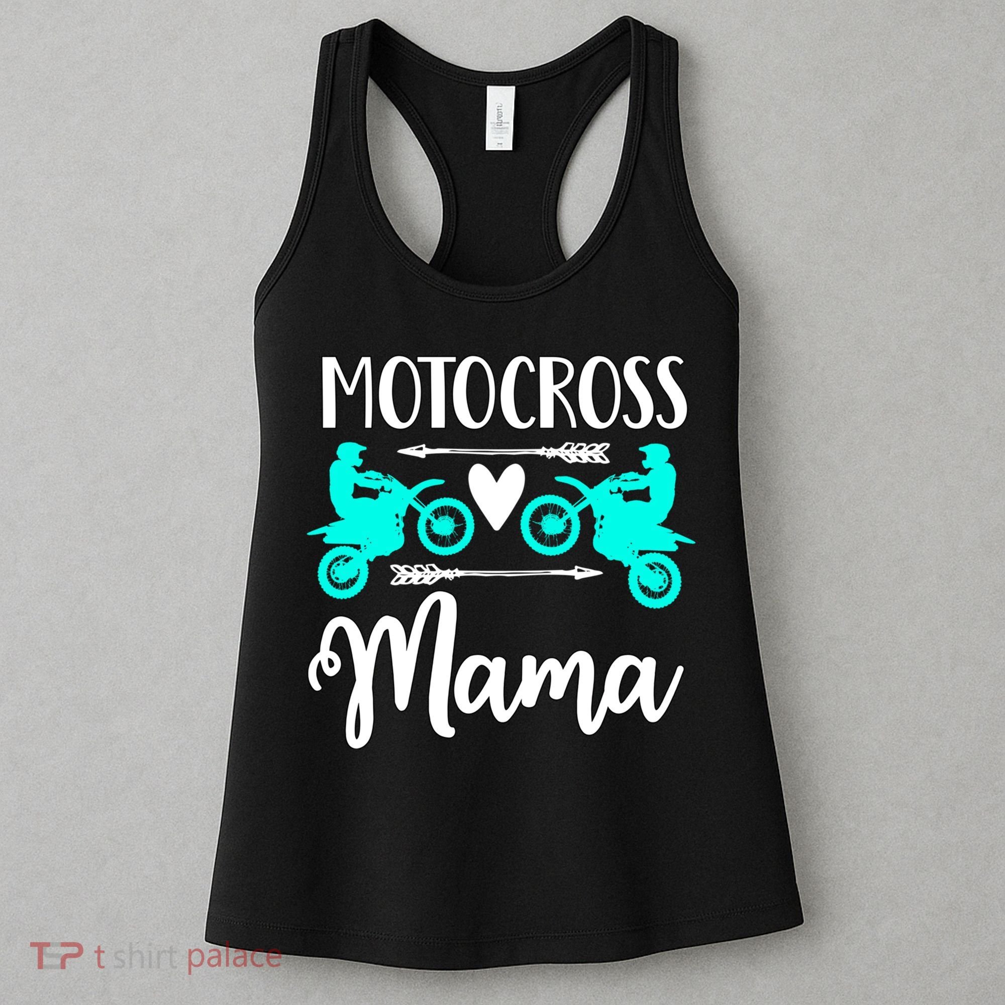 Cute Dirt Bike Motocross Mother Racing Moto Mom Gift Women's Tank Top