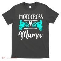 Cute Dirt Bike Motocross Mother Racing Moto Mom Gift T-Shirt thumb 0