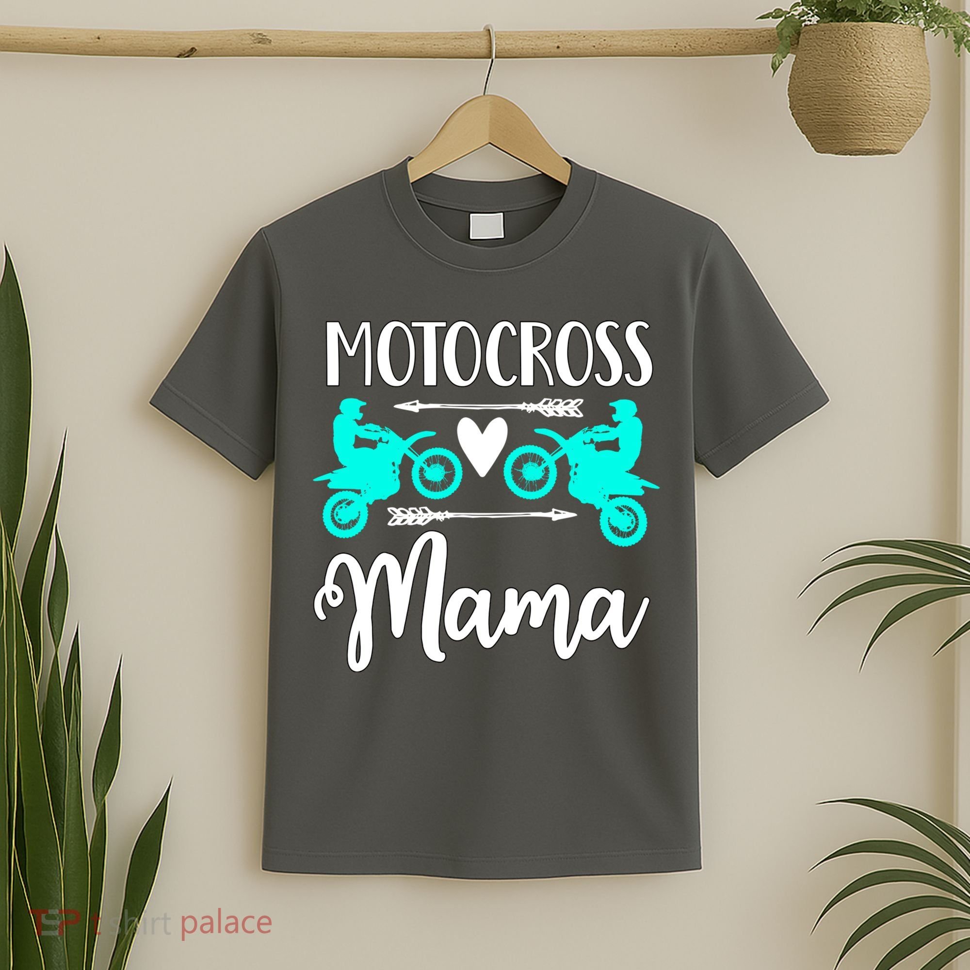 Cute Dirt Bike Motocross Mother Racing Moto Mom Gift T-Shirt