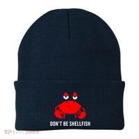 Crab DonT Be Shellfish Beanie thumb 0