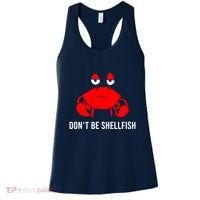 Crab DonT Be Shellfish Women's Tank Top thumb 0