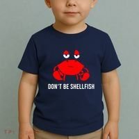 Crab DonT Be Shellfish Toddler T-Shirt thumb 2