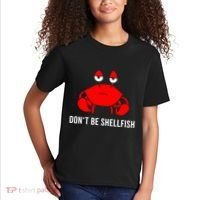 Crab DonT Be Shellfish Kids T-Shirt thumb 2