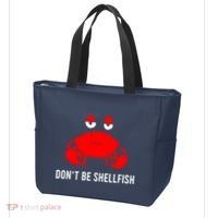 Crab DonT Be Shellfish Tote Bag thumb 3