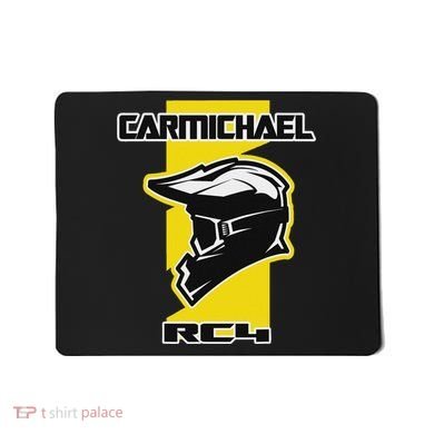 Carmichael Dirt Bike Racing Mousepad