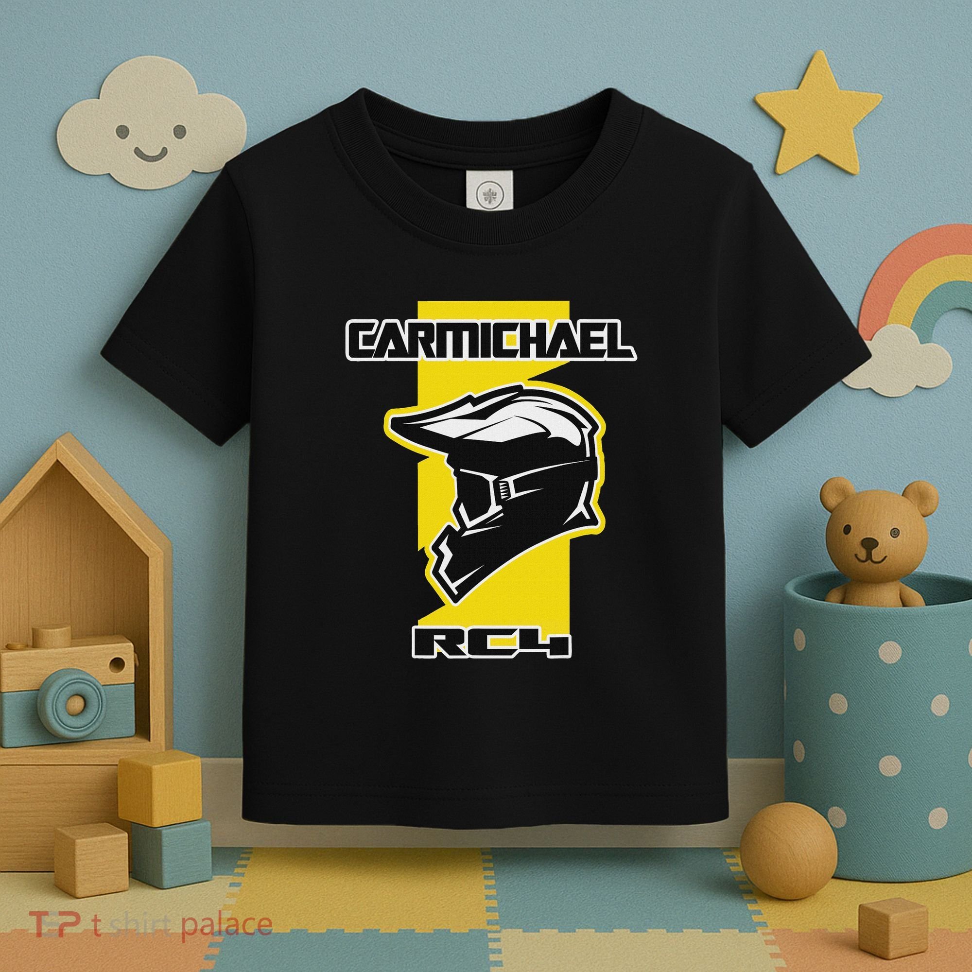 Carmichael Dirt Bike Racing Toddler T-Shirt