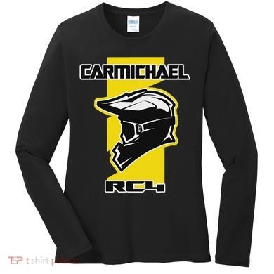 Carmichael Dirt Bike Racing Women's Long Sleeve Shirt
