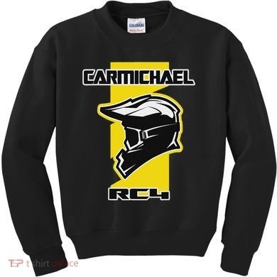 Carmichael Dirt Bike Racing Kids Sweatshirt