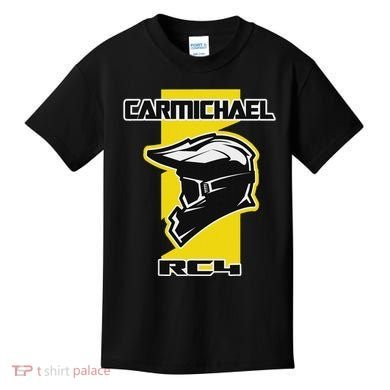 Carmichael Dirt Bike Racing Kids T-Shirt