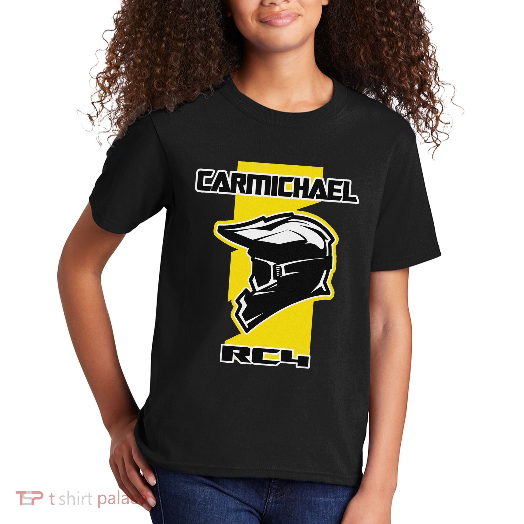Carmichael Dirt Bike Racing Kids T-Shirt