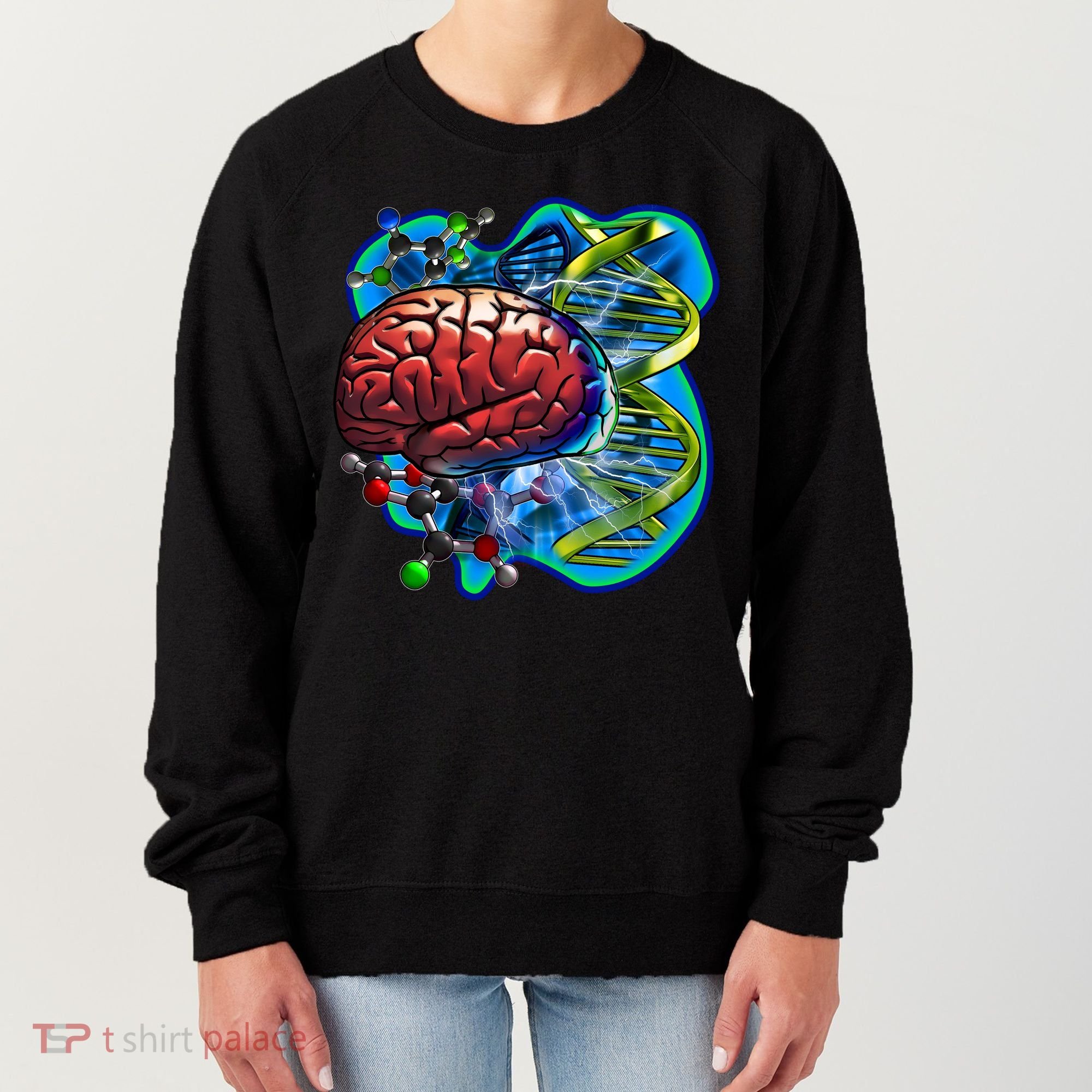 Cool DNA Brain Women's Sweatshirt