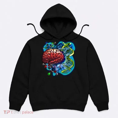 Cool DNA Brain Hoodie
