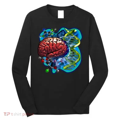 Cool DNA Brain Long Sleeve Shirt