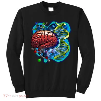Cool DNA Brain Sweatshirt