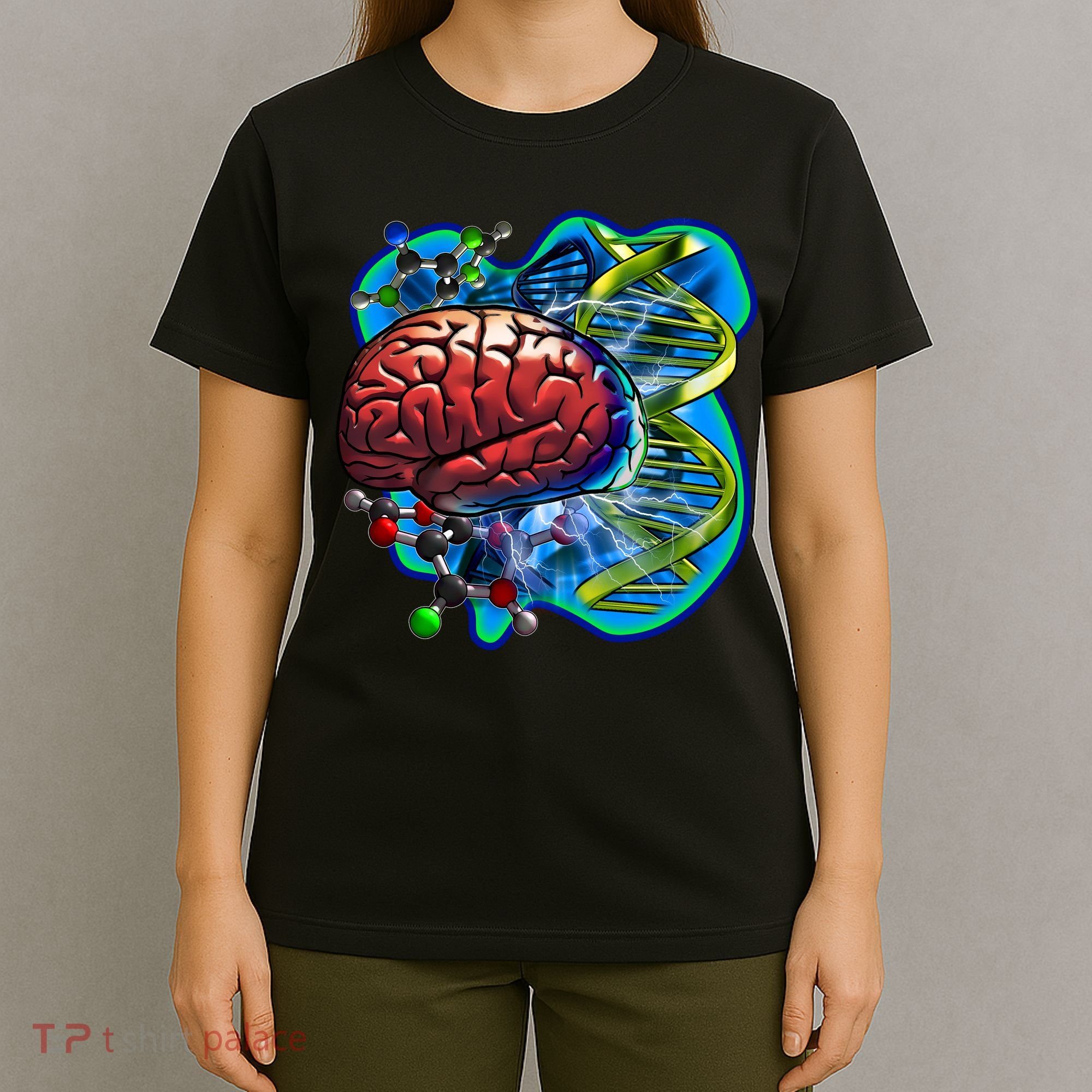 Cool DNA Brain T-Shirt