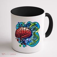 Cool DNA Brain Coffee Mug thumb 1