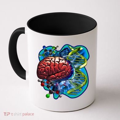 Cool DNA Brain Coffee Mug