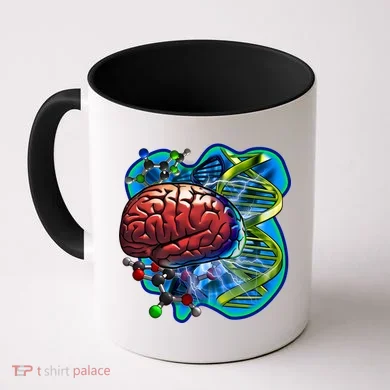 Cool DNA Brain Coffee Mug