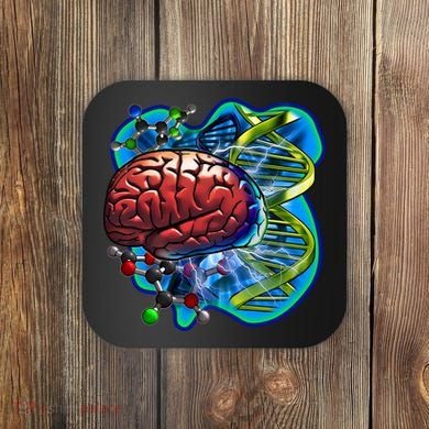 Cool DNA Brain Coaster