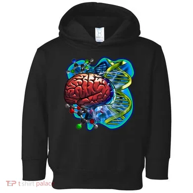 Cool DNA Brain Toddler Hoodie