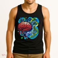 Cool DNA Brain Tank Top thumb 3