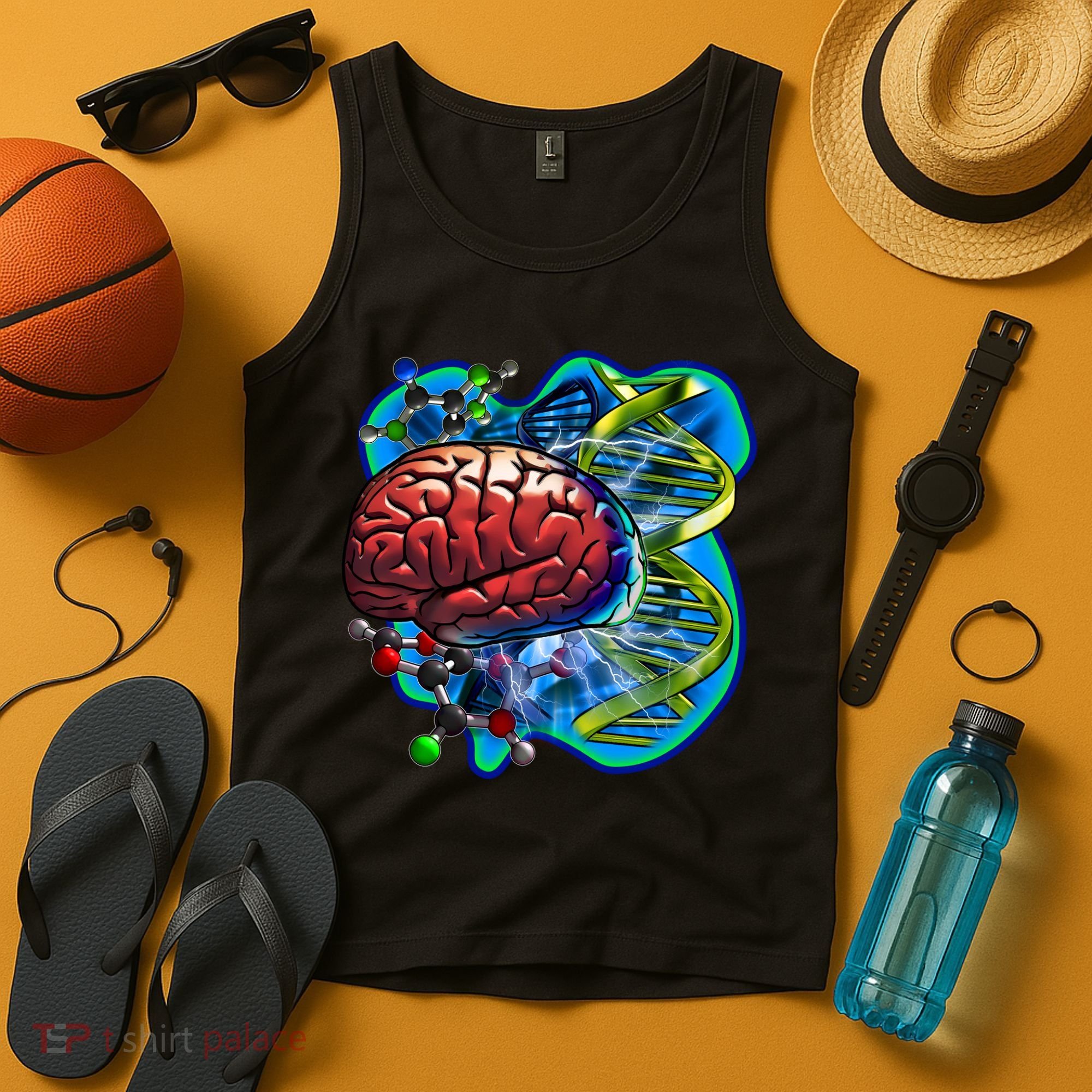 Cool DNA Brain Tank Top