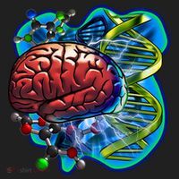 Cool DNA Brain Golf Towel thumb 3
