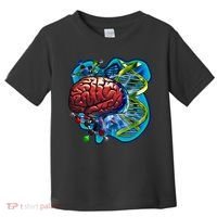 Cool DNA Brain Toddler T-Shirt thumb 0