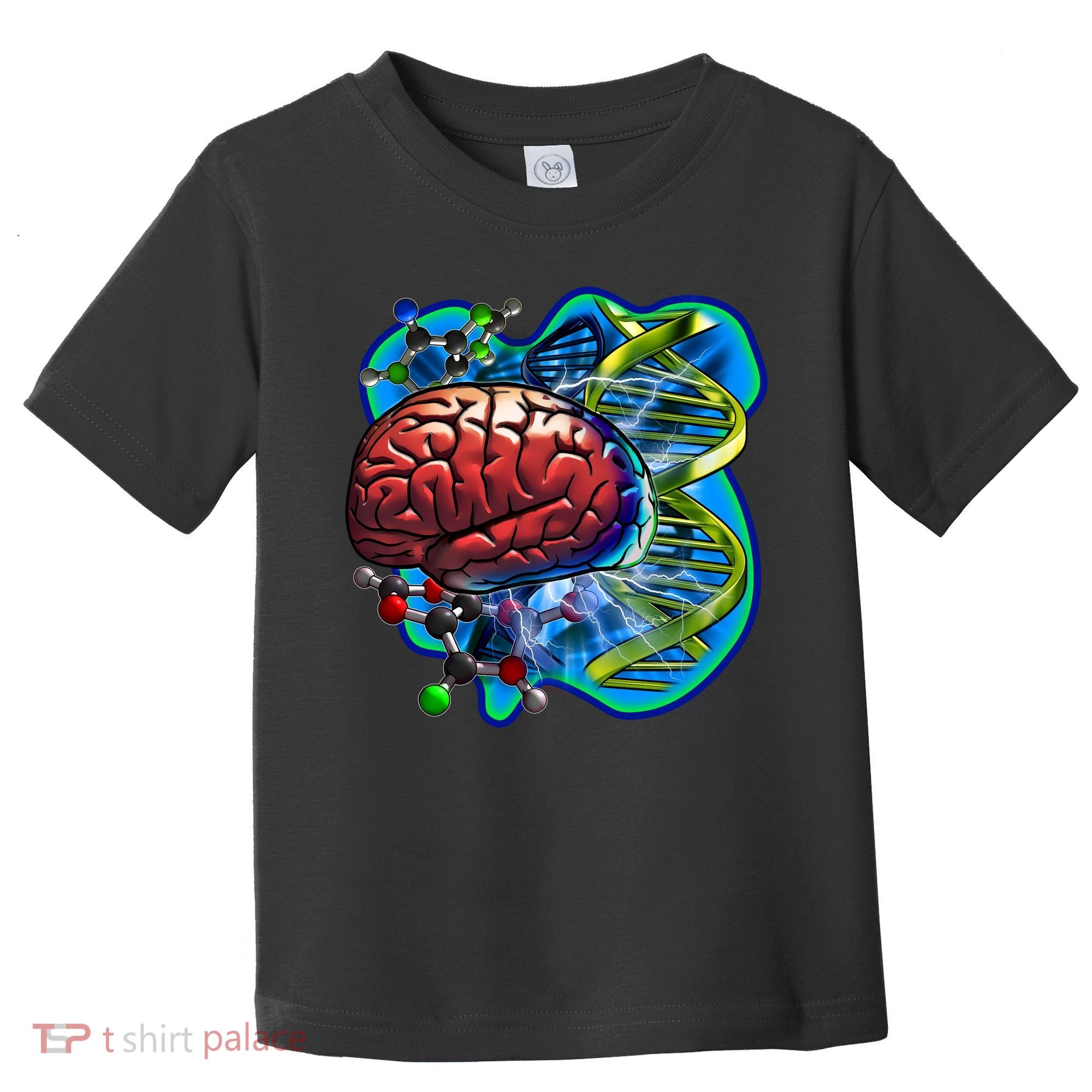 Cool DNA Brain Toddler T-Shirt
