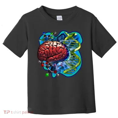 Cool DNA Brain Toddler T-Shirt