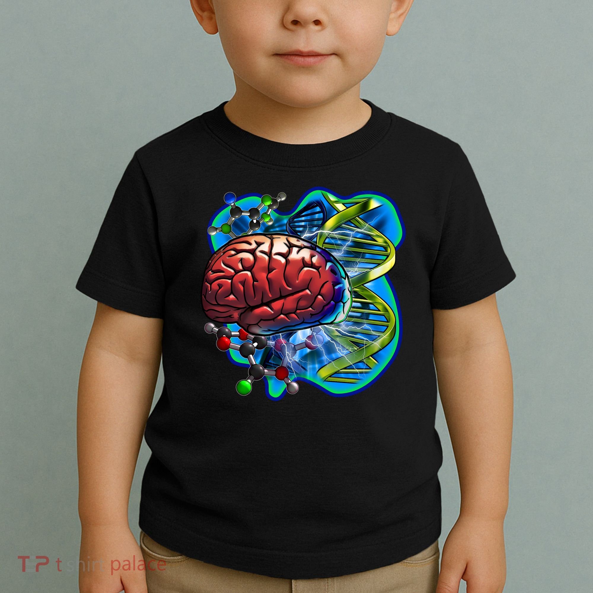 Cool DNA Brain Toddler T-Shirt