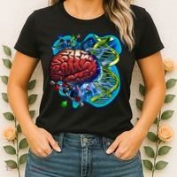 Cool DNA Brain Women's T-Shirt thumb 2
