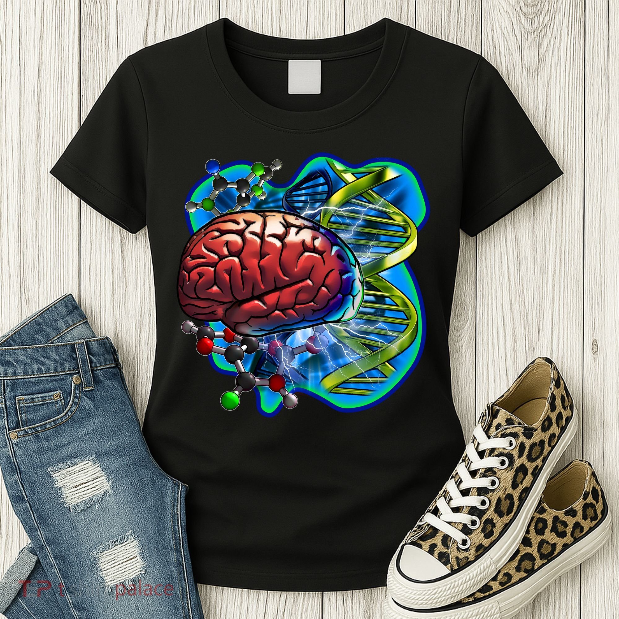 Cool DNA Brain Women's T-Shirt