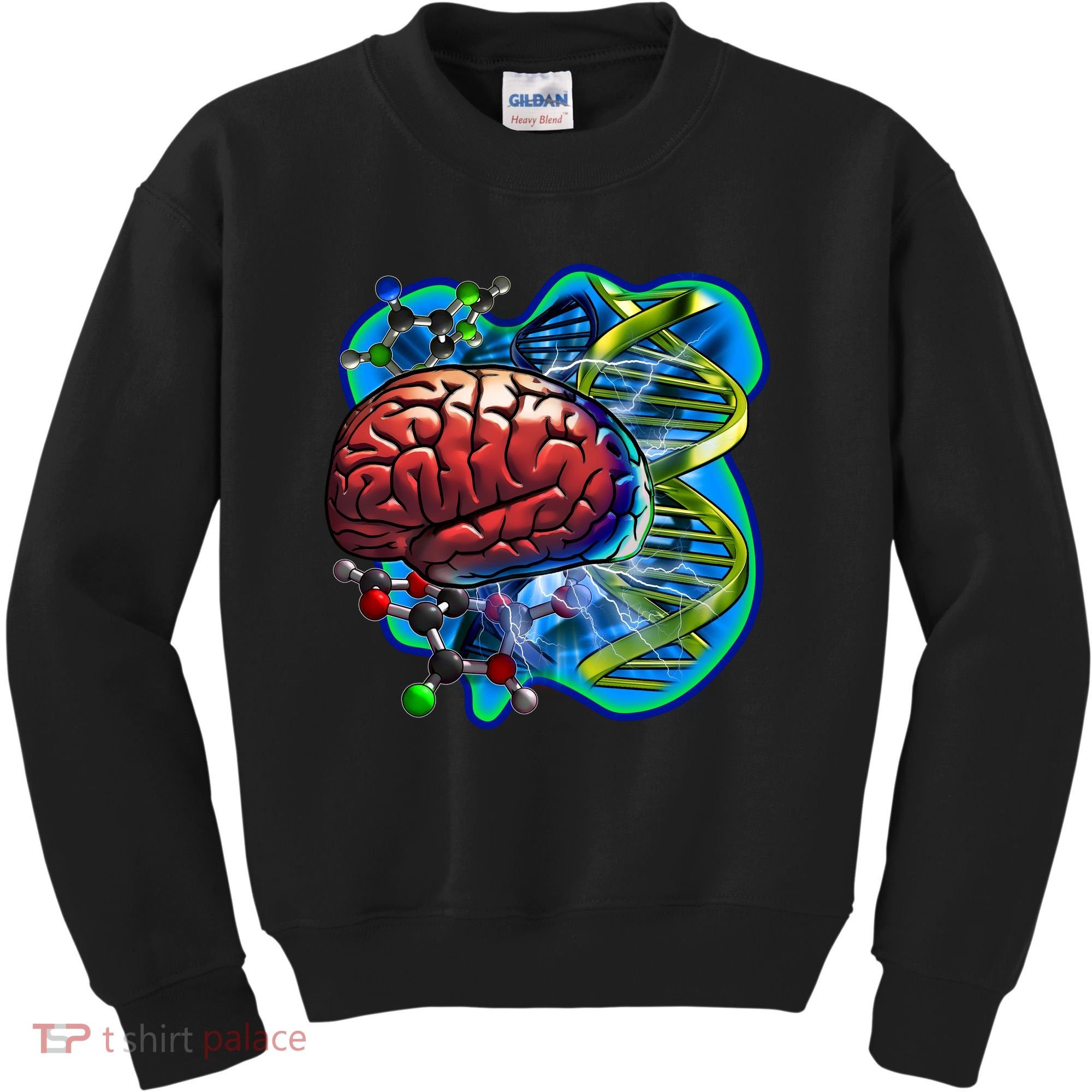 Cool DNA Brain Kids Sweatshirt