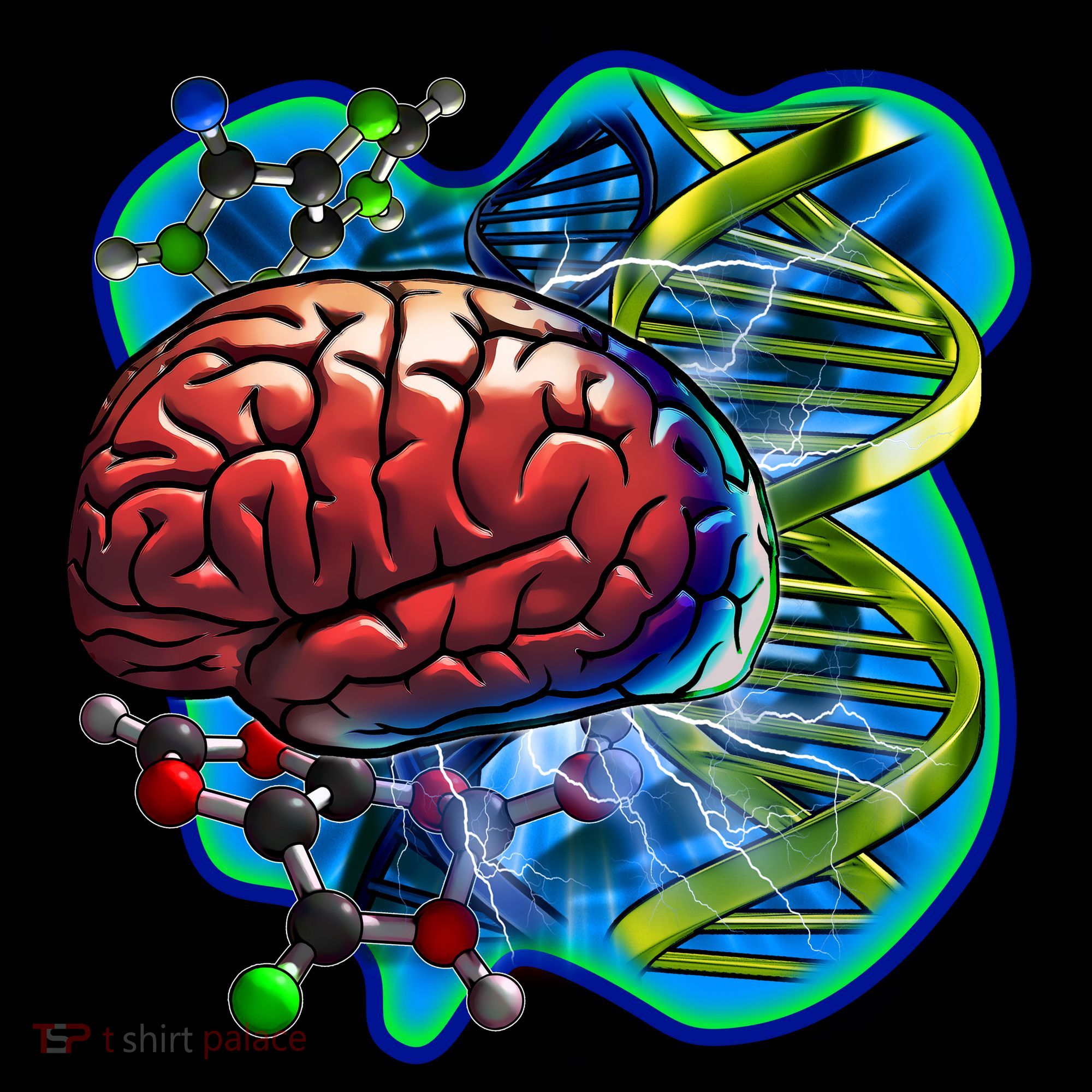 Cool DNA Brain Kids Sweatshirt
