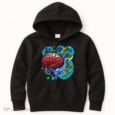 Cool DNA Brain Kids Hoodie