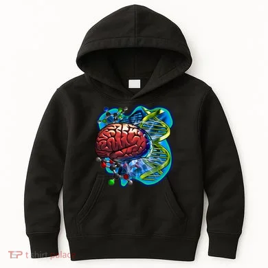 Cool DNA Brain Kids Hoodie