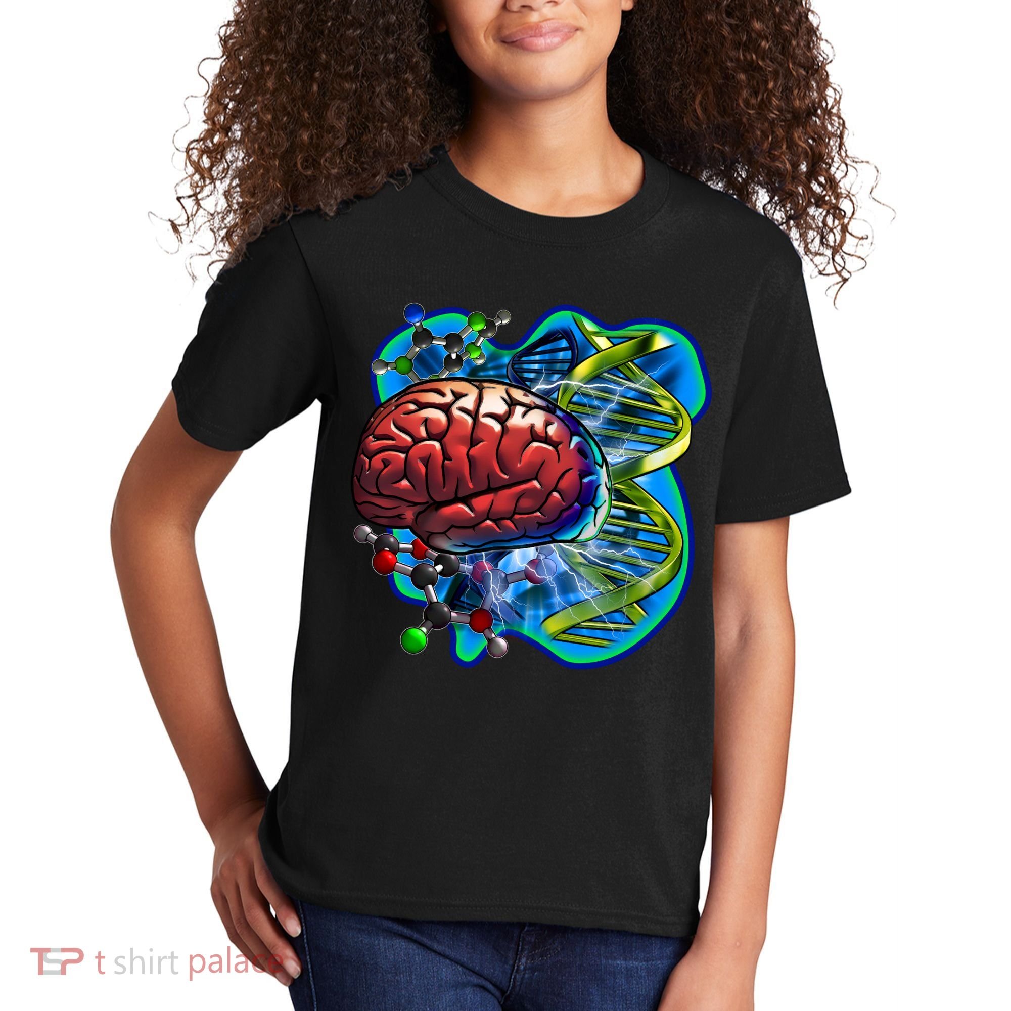 Cool DNA Brain Kids T-Shirt