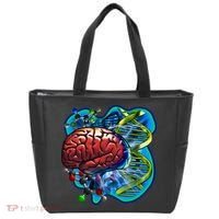 Cool DNA Brain Tote Bag thumb 0