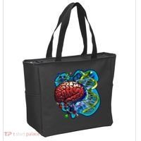 Cool DNA Brain Tote Bag thumb 2