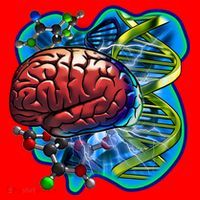 Cool DNA Brain Santa Hat thumb 1