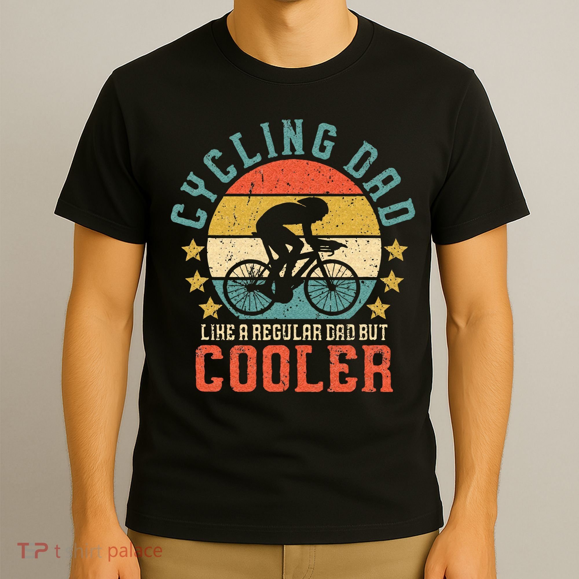 Cycling Dad Bike Rider & Cyclist Fathers Day T-Shirt