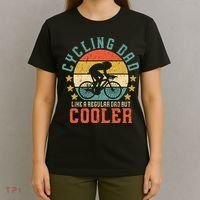 Cycling Dad Bike Rider & Cyclist Fathers Day T-Shirt thumb 4